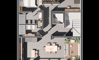 Departamento en venta, piso de 3 amb en barrio la Perla. Oportunidad