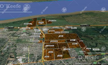 Lote en venta  en barrio cerrado con fondo laguna en Hudson, Pueblos del Plata