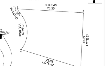 Terreno en venta Mérida Yucatán, Privada Hacienda Kapok