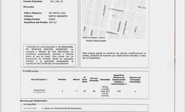 Edificio en Venta en Vértiz Narvarte, Benito Juárez