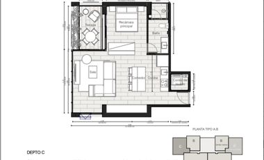 Departamento en venta en Cancún (1533)