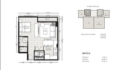 Departamento en venta en Cancún (1533)