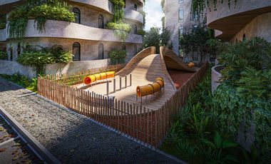 DEPARTAMENTO EN VENTA EN TULUM 1 HABITACION ALBERCA GYM ROI CRYPTO