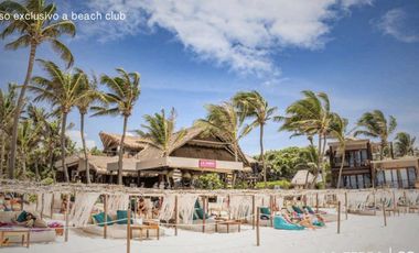 DEPARTAMENTO EN VENTA EN TULUM 1 HABITACION ALBERCA GYM ROI CRYPTO