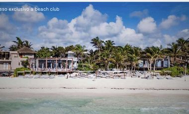 DEPARTAMENTO EN VENTA EN TULUM 1 HABITACION ALBERCA GYM ROI CRYPTO