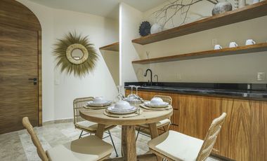 DEPARTAMENTO EN VENTA EN TULUM 1 HABITACION ALBERCA GYM ROI CRYPTO