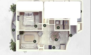 DEPARTAMENTO EN VENTA EN TULUM 1 HABITACION ALBERCA GYM ROI CRYPTO