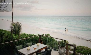 DEPARTAMENTO EN VENTA EN TULUM 1 HABITACION ALBERCA GYM ROI CRYPTO