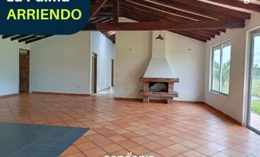 Finca en arriendo- El Carmen de Viboral- La Palma
