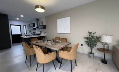 CASA EN VENTA EN ZIBATÁ, Querétaro, de cuatro recámaras, jardín y roof garden