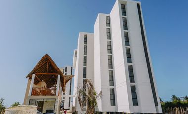 EXCLUSIVO DEPARTAMENTO DE ENTREGA INMEDIATA, PLAYA DE SAN BRUNO, YUCATÁN