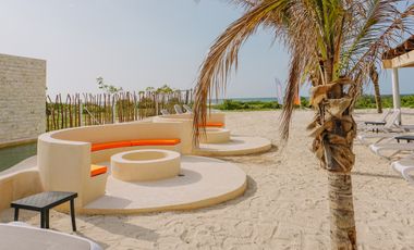 EXCLUSIVO DEPARTAMENTO DE ENTREGA INMEDIATA, PLAYA DE SAN BRUNO, YUCATÁN