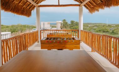 EXCLUSIVO DEPARTAMENTO DE ENTREGA INMEDIATA, PLAYA DE SAN BRUNO, YUCATÁN