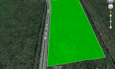 Venta de Excelentes terrenos desde 3,300 m2 sobre carretera Merida - Cancun.