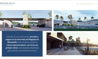 Venta de Terrenos en Coto con increíble vista a la Bahía de Manzanillo, Colima