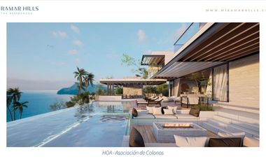 Venta de Terrenos en Coto con increíble vista a la Bahía de Manzanillo, Colima