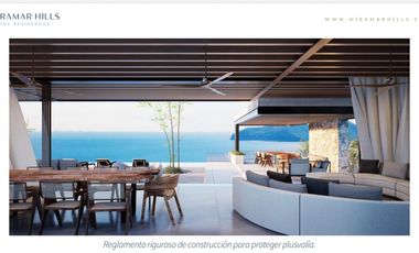 Venta de Terrenos en Coto con increíble vista a la Bahía de Manzanillo, Colima