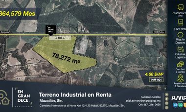 VIC.INM001 | Terreno en Renta en El Habal, Mazatlán, Sinaloa | en la entreada a mazatlán