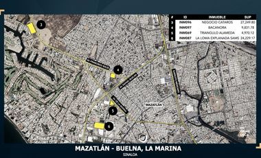 VIC.INM002 | Terreno Comercial en Renta en San Rafael, Mazatlán, Sinaloa
