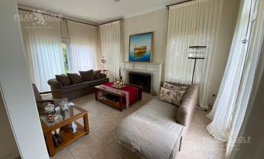 Casa amoblada en alquiler en Pilar Golf Country Club