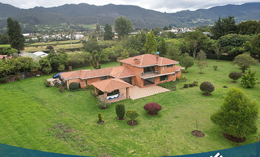 Espectacular Casa Campestre En Venta Tabio
