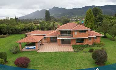 Espectacular Casa Campestre En Venta Tabio