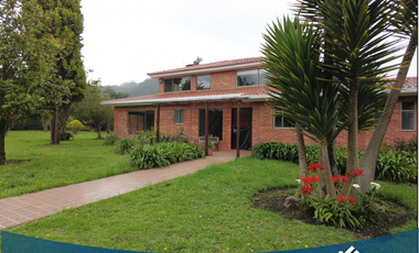 Espectacular Casa Campestre En Venta Tabio