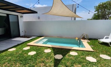 Casa en Renta Amueblada en Conkal con piscina