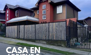 EN ARRIENDO CÓMODA CASA 3D-3B EN LOMAS DE MAQUEHUE