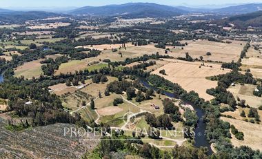 Parcela media Ha orilla Río Cruces
