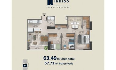 Vendo apartamento en ndigo. Sector Viva envigado