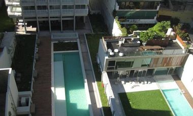 Alquiler departamento 3 ambientes con cochera y baulera en Quartier Polo, Las Cañitas