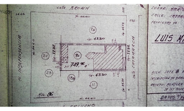 2 Lotes Zona Plaza Mitre 17.32x43.30 Mts.