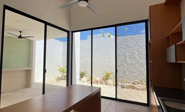 Casa de una planta en renta equipada en Mérida