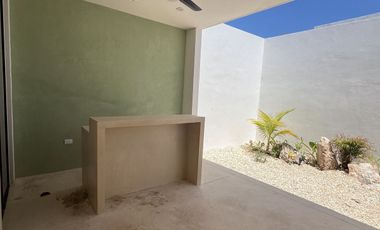 Casa de una planta en renta equipada en Mérida