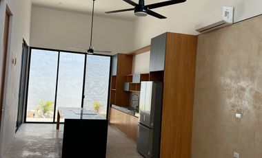 Casa de una planta en renta equipada en Mérida