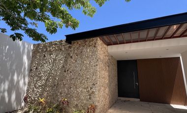 Casa de una planta en renta equipada en Mérida