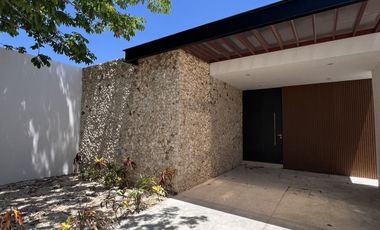 Casa de una planta en renta equipada en Mérida