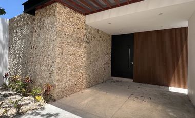Casa de una planta en renta equipada en Mérida
