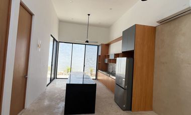 Casa de una planta en renta equipada en Mérida