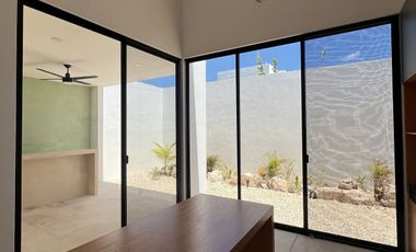 Casa de una planta en renta equipada en Mérida