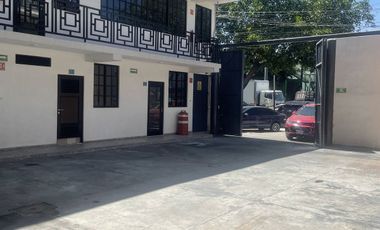 Edificio de oficinas, de diferentes tamaños.