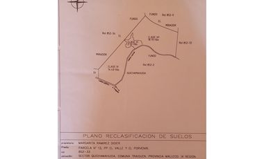 SE VENDE HERMOSO CAMPO   QUICHAMAHUIDA - TRAIGUEN
