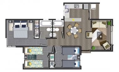EN VENTA CASA COSTA LAGUNA 3D/2B.   200m2
