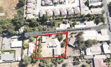 Gran casa y  buen terreno para Inversión en Buin