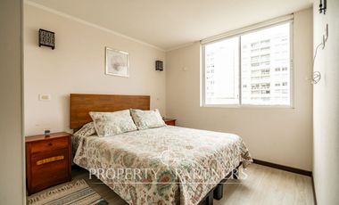 Moderno departamento amoblado en Condominio ubicado en Avenida Pacífico, segunda línea