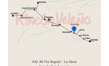VENTA LOTE CON RESTAURANTE Y CASA LA MESA CUNDINAMARCA