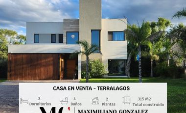 Casa en venta, 5 ambientes. Terralagos, Canning.