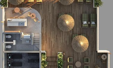 Venta Departamento Tipo Estudio Mahahual / Frente al Mar / Jacuzzi Privado