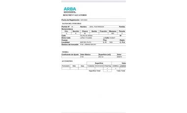 TERRENO en EXCELENTE UBICACION  F. de ARANA y CHUBUT